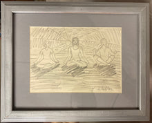 Load image into Gallery viewer, Three Meditating Women, Yoga