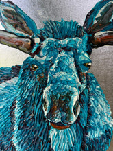 Load image into Gallery viewer, The Future Beckons, 18th blue moose