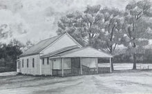 Load image into Gallery viewer, 20x24, wedding venue, church, business, university building, Custom art, drawing, from photo, pencil drawing