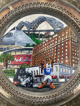 Load image into Gallery viewer, 16x20, farm, homestead, acrylic, custom painting, city street