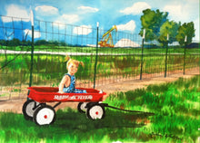 Load image into Gallery viewer, 9x12, watercolor, 1 figure, full background