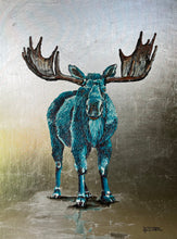 Load image into Gallery viewer, The Future Beckons, 18th blue moose
