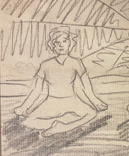 Load image into Gallery viewer, Three Meditating Women, Yoga