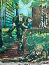 Load image into Gallery viewer, 9x12, watercolor, group of figures