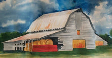 Load image into Gallery viewer, 36x24, barn painting, made to order, barn,  custom art, watercolor painting