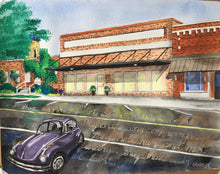 Load image into Gallery viewer, 20x24, business, from photo, custom painting, college, university, watercolor