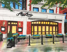 Load image into Gallery viewer, 16x20, church, painting of business, wedding venue, university, from photo, custom painting, college, watercolor