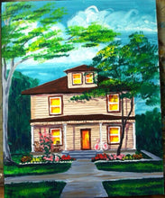 Load image into Gallery viewer, 20x24, house, barn, custom house painting, painting from photo , house portrait, custom, acrylic
