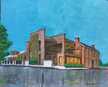 Load image into Gallery viewer, 16x20, business, wedding venue, church, custom, painting from photo, custom art, made to order, university building