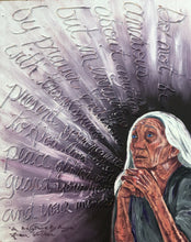 Load image into Gallery viewer, Bible journaling, bible verse, custom painting, spiritual, 16x20, wall art, home decor