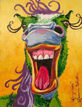 Load image into Gallery viewer, 16x20 textured acrylic, Horse painting, custom painting, painting from photo, acrylic painting, made to order