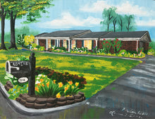 Load image into Gallery viewer, 11x14, house, barn, custom painting, of a barn, acrylic, house portrait, portrait of house