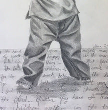 Load image into Gallery viewer, Surrounded By Love, family, drawing, pencil