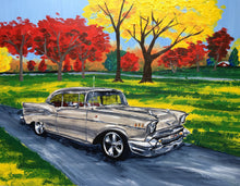 Load image into Gallery viewer, painting from photo, car, motorcycle, boat, airplane, 11x14, acrylic