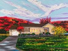 Load image into Gallery viewer, 11x14, house, barn, custom painting, of a barn, acrylic, house portrait, portrait of house