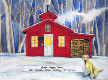 Load image into Gallery viewer, 11x14, house, barn, custom painting, from photo, watercolor, house portrait