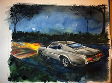 Load image into Gallery viewer, painting from photo, car painting, jeep painting, truck painting, 11x14, watercolor