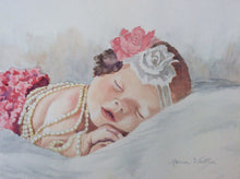 Load image into Gallery viewer, 16x20, watercolor, 1 face, simple background