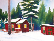 Load image into Gallery viewer, 11x14, house, barn, custom painting, from photo, watercolor, house portrait