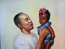 Load image into Gallery viewer, 16x20, watercolor, 2 faces, simple background