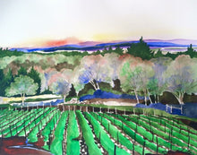 Load image into Gallery viewer, 16x20, watercolor landscape, Custom landscape, made to order, watercolor painting