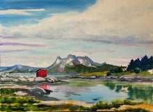 Load image into Gallery viewer, 16x20, watercolor landscape, Custom landscape, made to order, watercolor painting