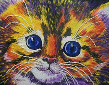 Load image into Gallery viewer, 11x14 textured acrylic painting, acrylics, pet portrait, dog, cat, painting from photo