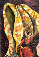 Load image into Gallery viewer, India, little girl, dancers, namaste