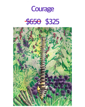 Load image into Gallery viewer, Courage, spine, backbone
