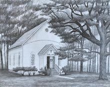 Load image into Gallery viewer, Shady Grove Church Drawing
