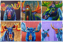 Load image into Gallery viewer, Timeless, 19th blue moose

