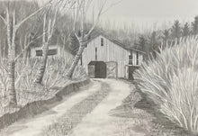 Load image into Gallery viewer, Old Tobacco Barn, Original Drawing
