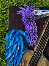 Load image into Gallery viewer, Heron Heifetz, Small Blue Crane with a Violin
