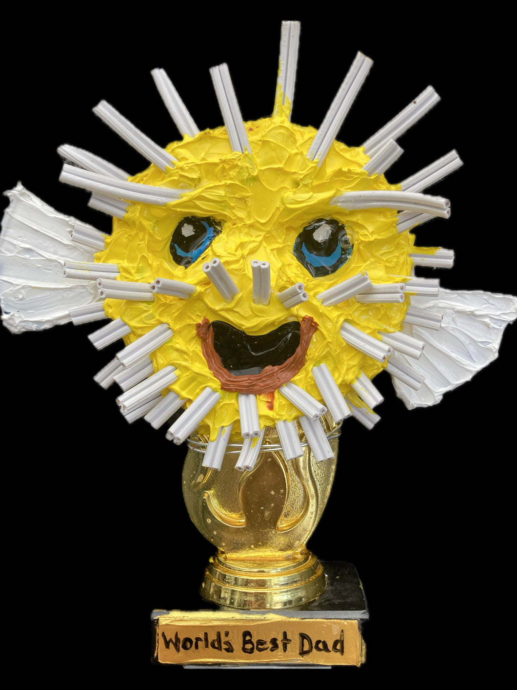 World’s Best Dad, Puffer Fish, Blow Fish, trophy