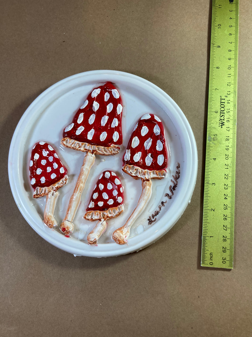 Large Red Mushrooms