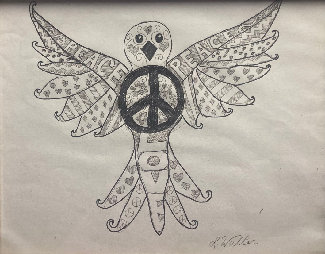 Peace Dove Drawing