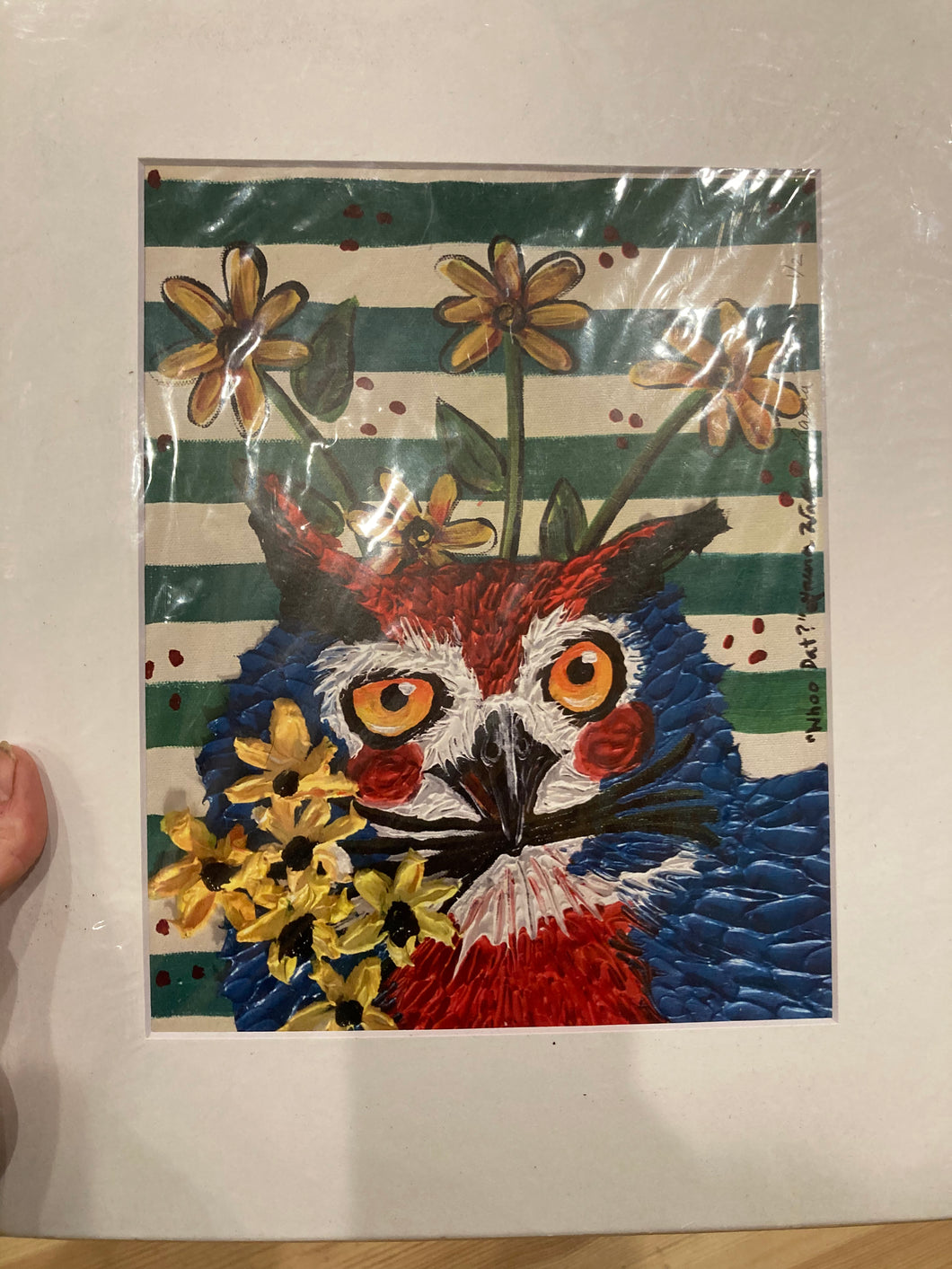 Whoo Dat, rooster, reproduction, print