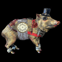 Load image into Gallery viewer, Rosalita, Steampunk Stuffed Boar, Big Wow
