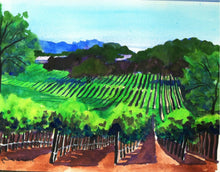 Load image into Gallery viewer, 11x14, watercolor landscape, made to order, painting from photo, watercolor, gift
