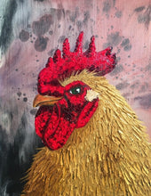 Load image into Gallery viewer, Here Chicky Chicky, rooster, bird, print, reproduction
