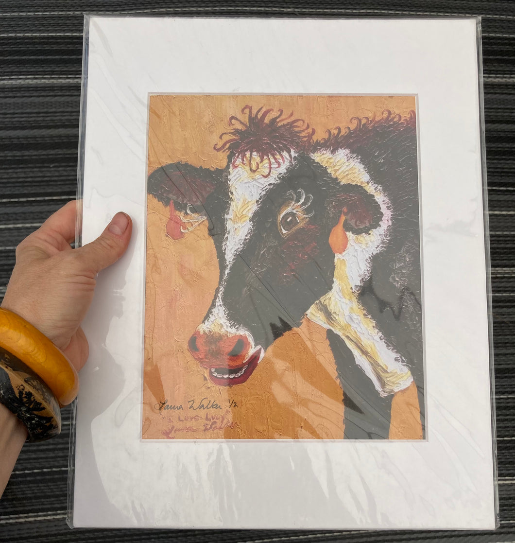 I Love Lucy, cow print, reproduction