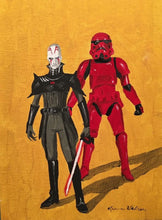 Load image into Gallery viewer, Super hero, custom painting, villain, made to order,  11x14
