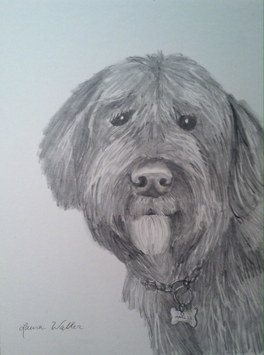 9x12, custom sketch, from photo, dog, cat, pet portrait, drawing of my pet