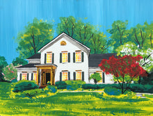 Load image into Gallery viewer, 11x14, house, barn, custom painting, of a barn, acrylic, house portrait, portrait of house
