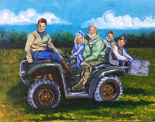Load image into Gallery viewer, 11x14, acrylic Group portrait
