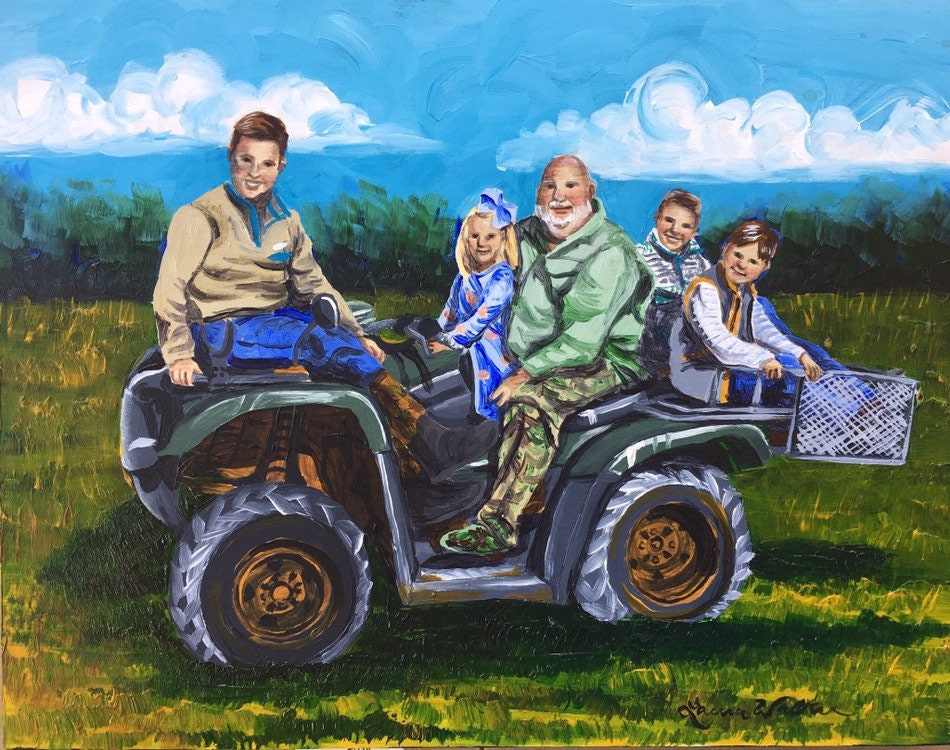 11x14, acrylic Group portrait