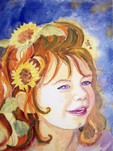 Load image into Gallery viewer, 11x14, 1 person’s face, Portrait from photo, portrait, painting of a person, watercolor
